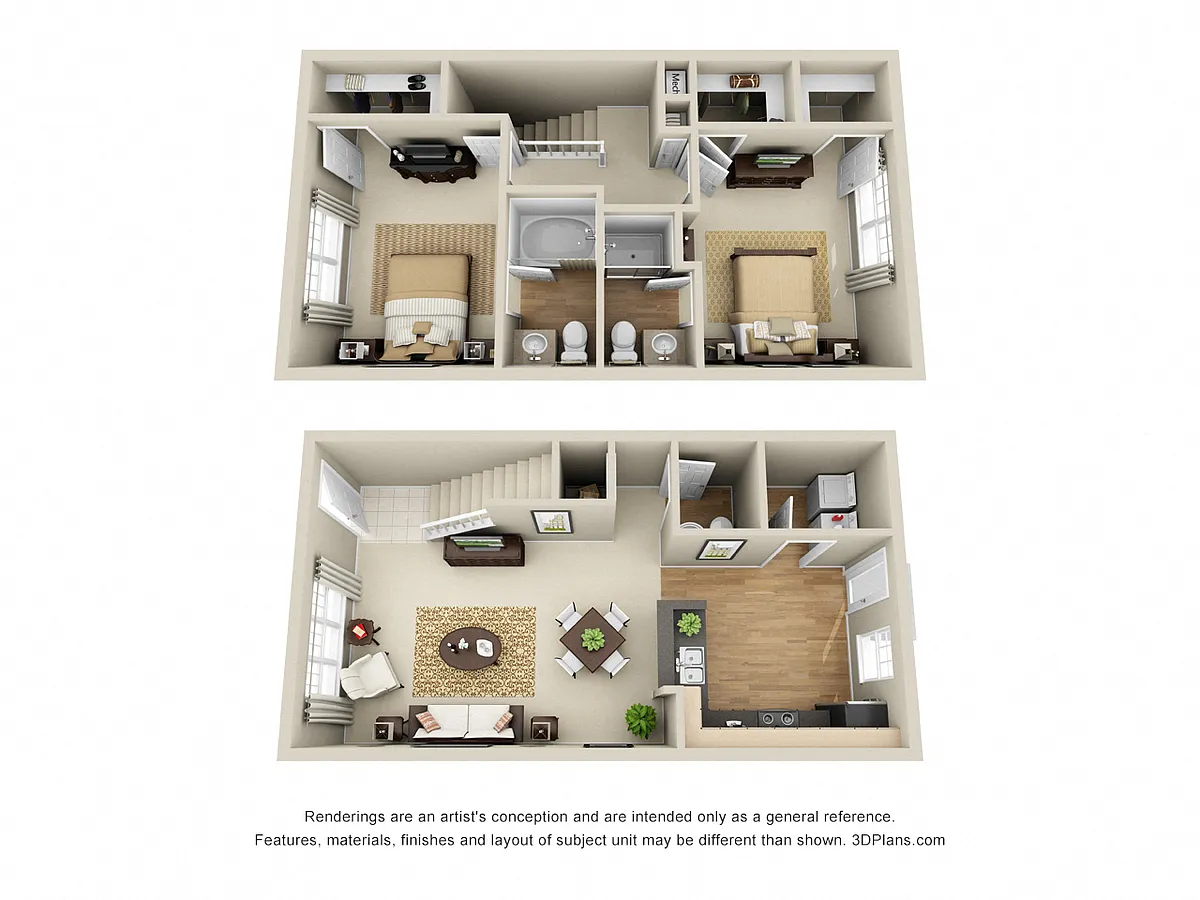 Floor plan Davidson Townhome
