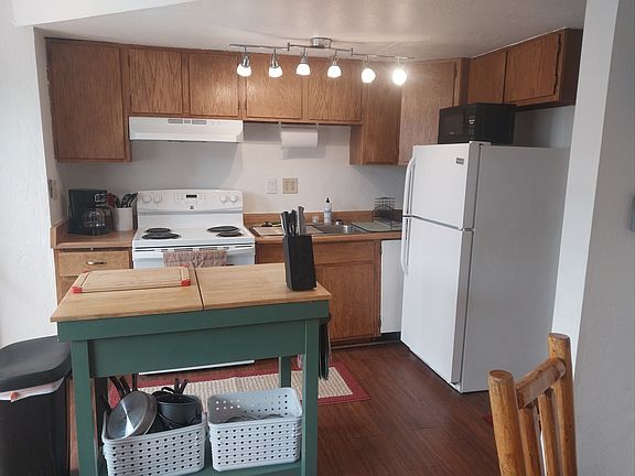 Kitchen with island for extra counter space