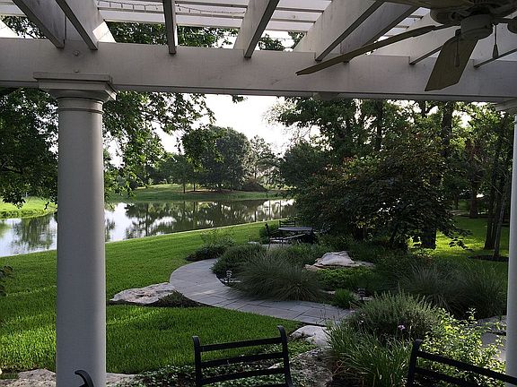 View of lake from patio