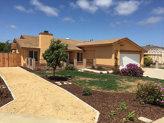 Front yard of house 