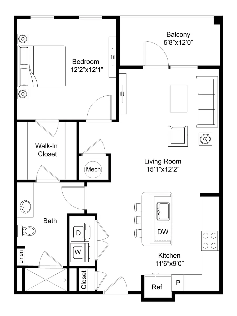 Floor plan Nosara