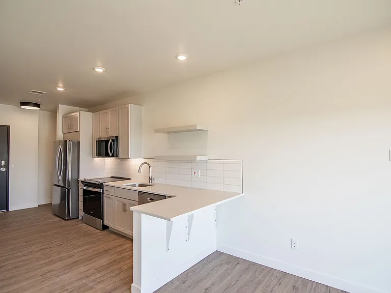 Earl Studio 481 sq ft SB Studio Kitchen