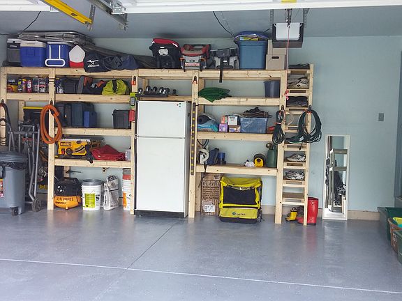 Great storage in garage