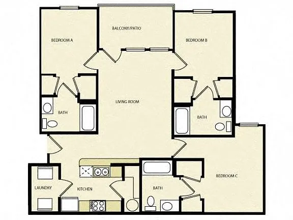 Floor plan 3X3