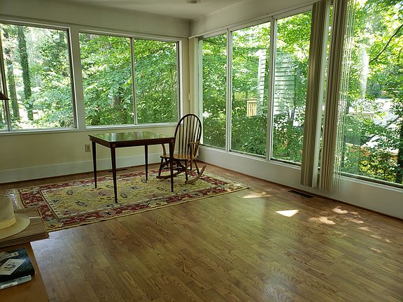 Sunroom: views of campus, mt