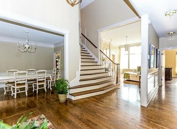 Hardwood floors through out the first 2 stories of this executiv