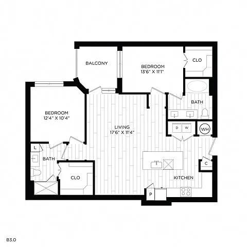 Floor plan B3