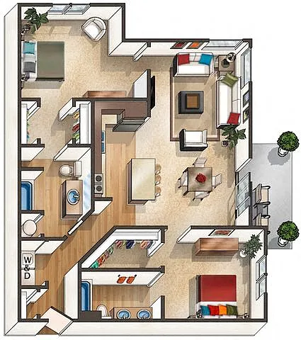Floor plan Mariposa
