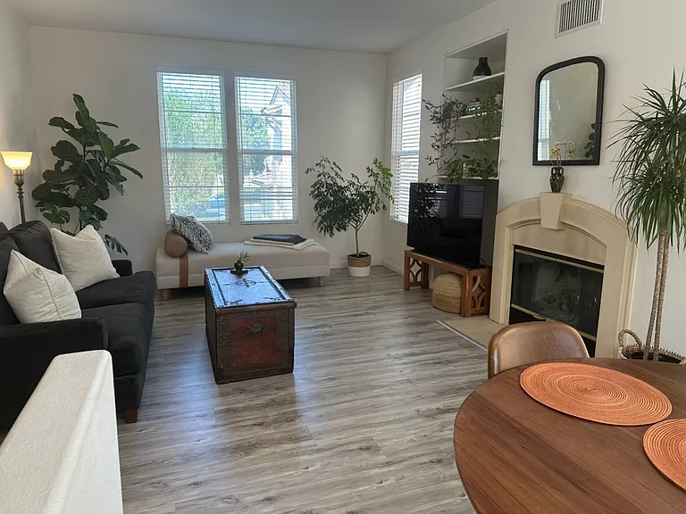 Living and dining rooms