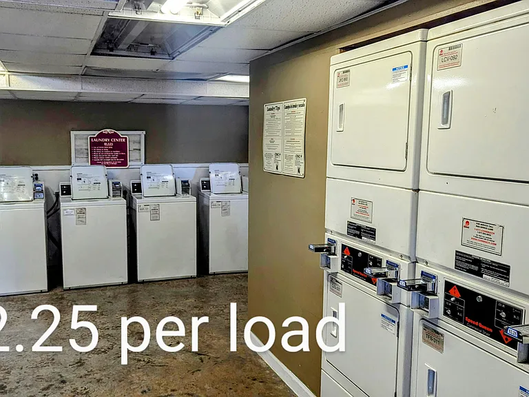 Laundry On Site.