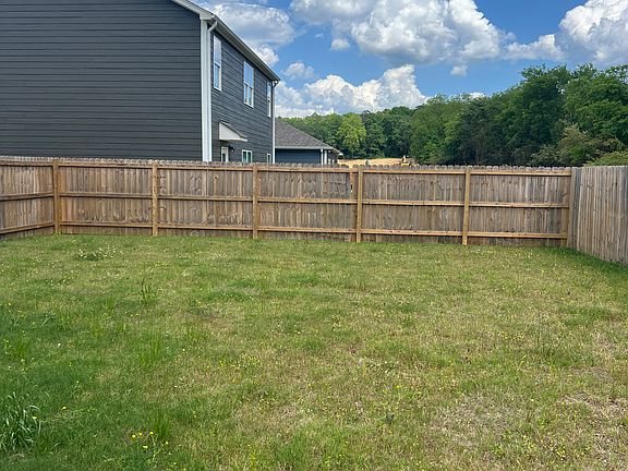 Large flat backyard