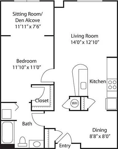 Floor plan A6