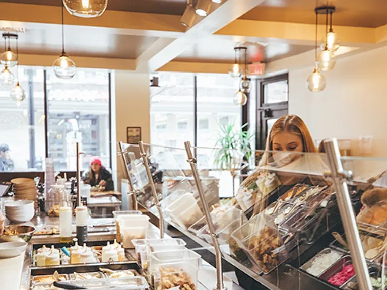 Great eats nearby.