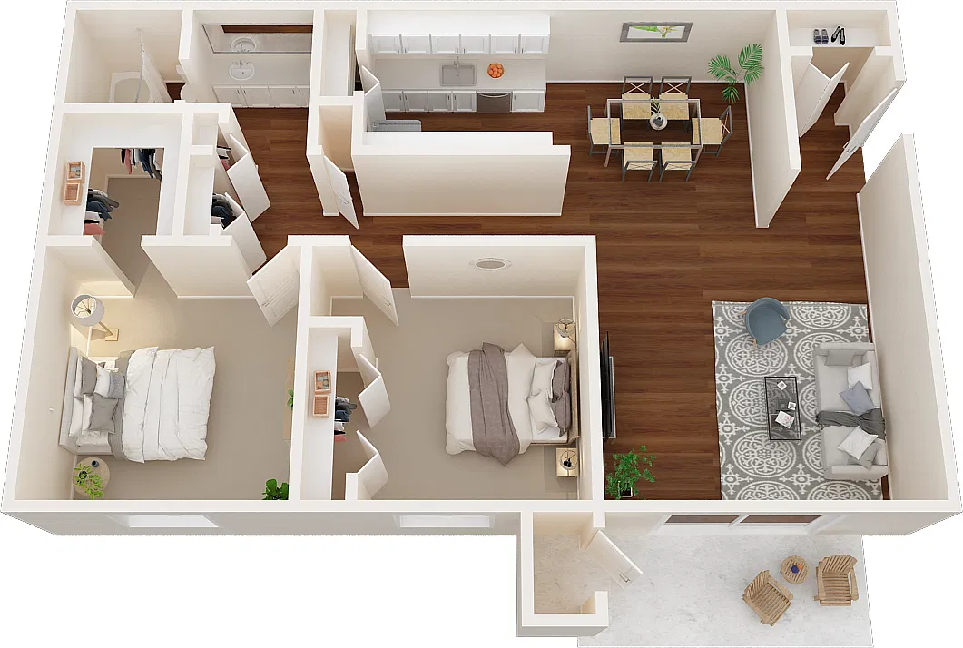 Floor plan Plan B