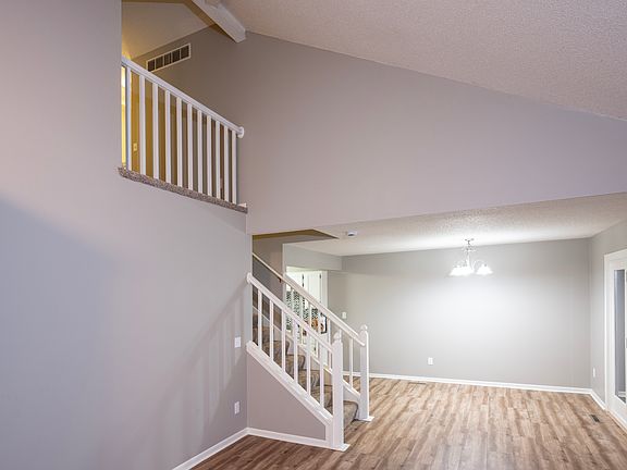 View of nook that overlooks the living room
