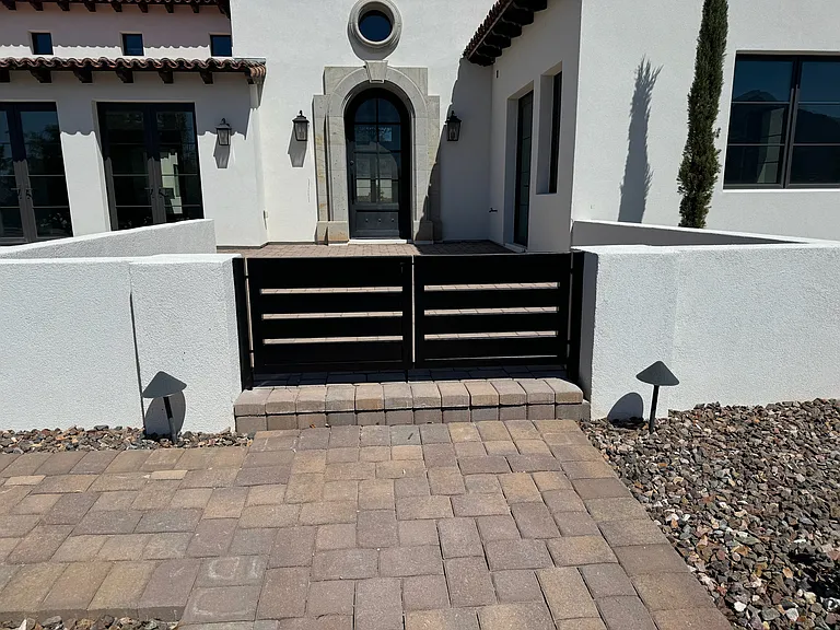 Entry courtyard