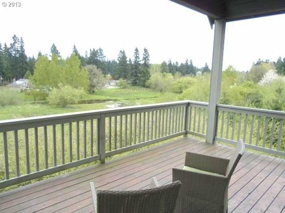 Main level covered deck