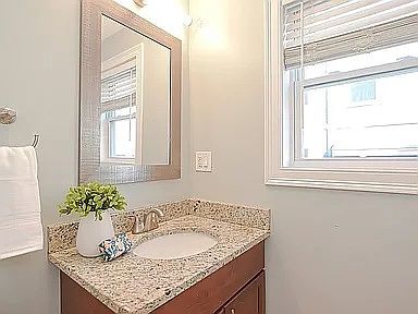 Half bathroom on the second floor