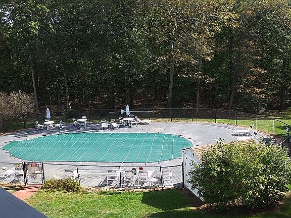 Balcony View of the Pool