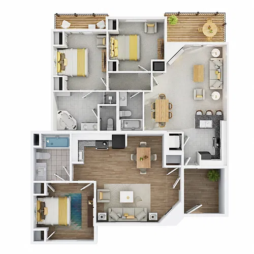 Floor plan 3X3