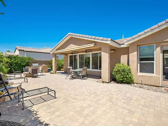 Large private backyard