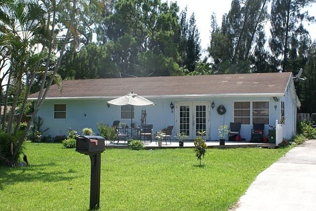 East Side of house