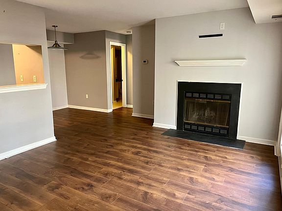 living room, fireplace