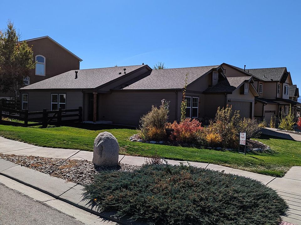 Corner lot, ranch style home.