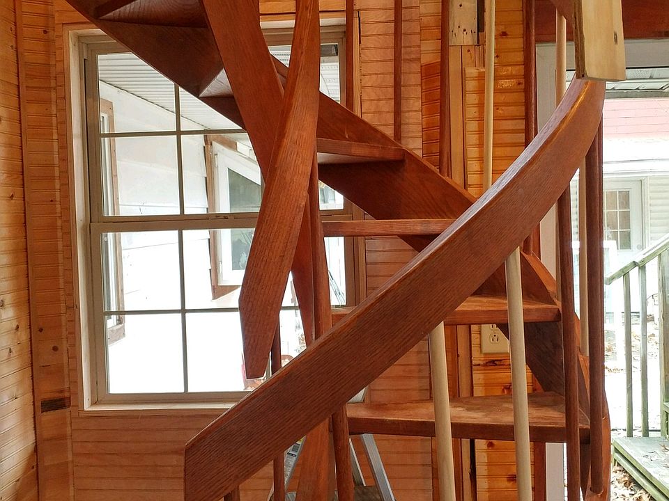 New handmade spiral staircas