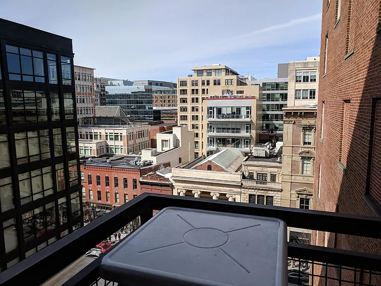 view from 1st floor balcony