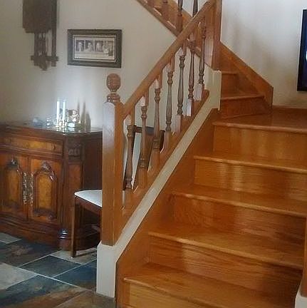 Main oak staircase