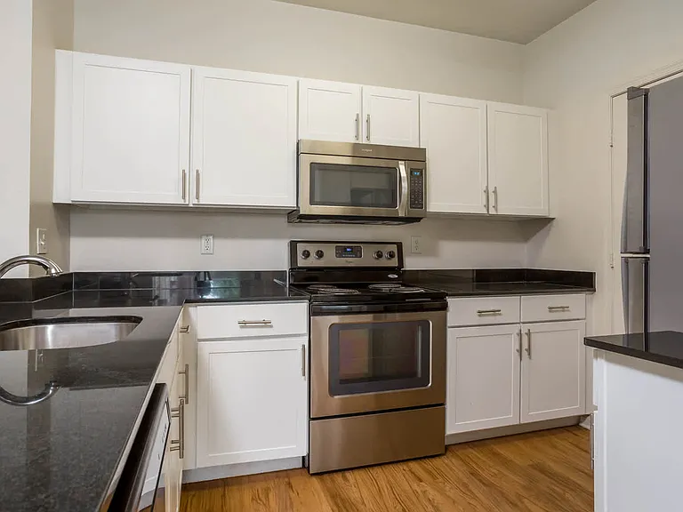 Kitchen with Stainless Steel Appliances and Granite Counters