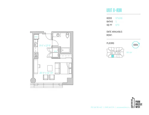 Floor plan Studio