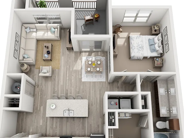 A5 floor plan Enclave Falcon Pointe