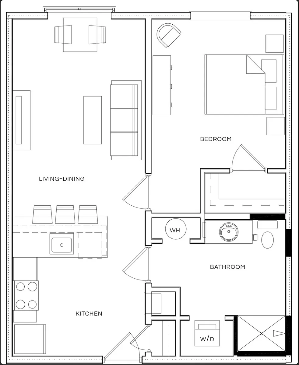 Floor plan The Pencoyd AC 1