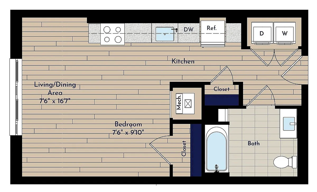 Floor plan B ST- B ANSI