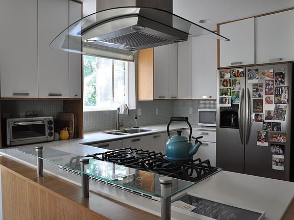 Newly renovated kitchen with top-of-the-line appliances