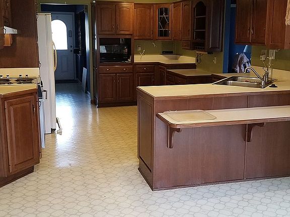Kitchen view from addition