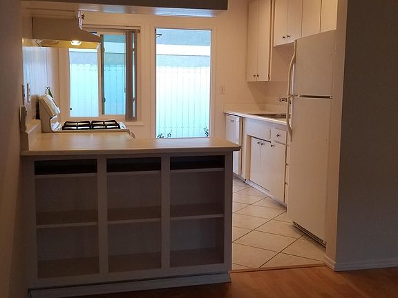 Looking into the kitchen