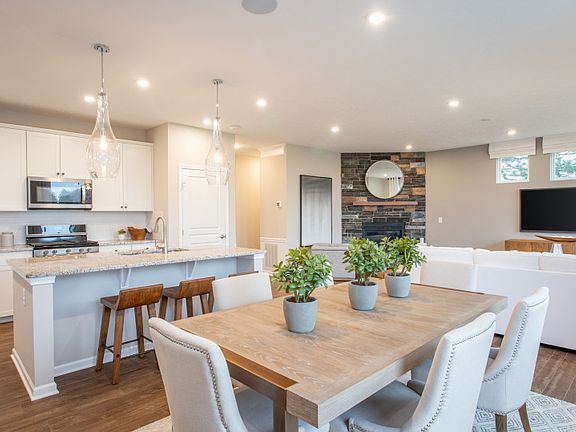 Kitchen with Large Island for Additional Seating