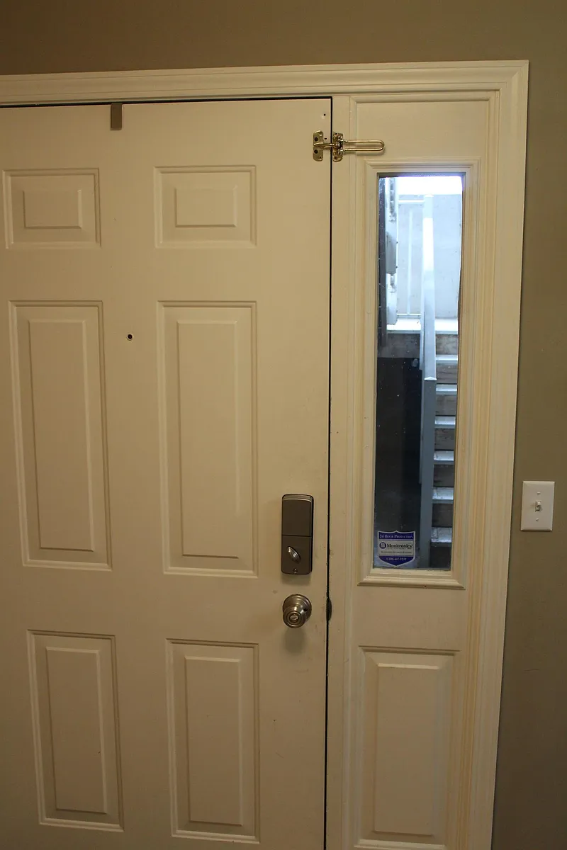 Front door with keyless deadbolt - 8 Carriage House Dr #8