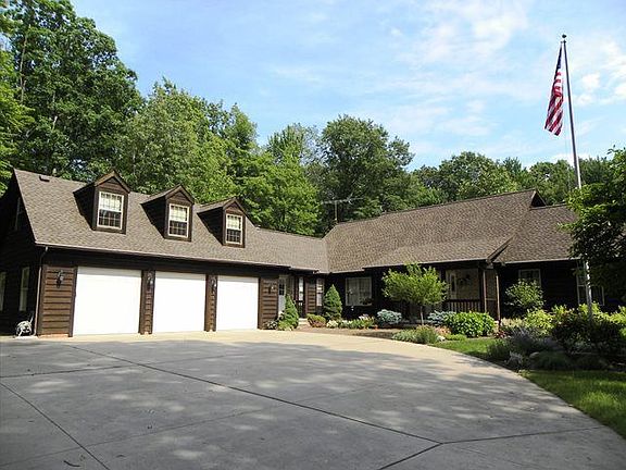 3 car attached garage