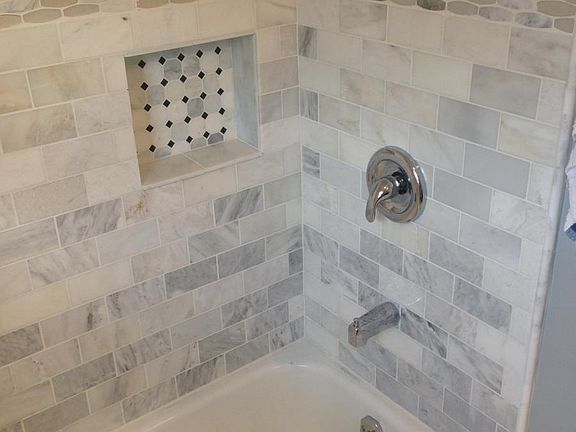 Marble bathtub/shower