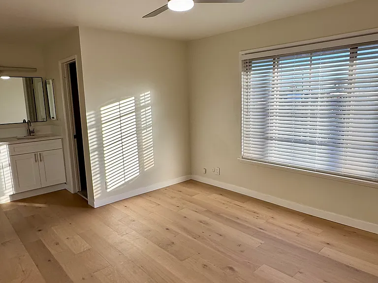 Master bedroom in the morning