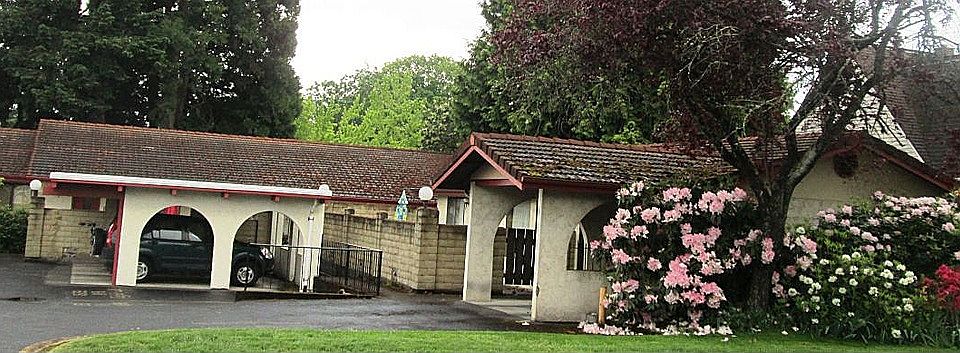 Condo behind covered parking