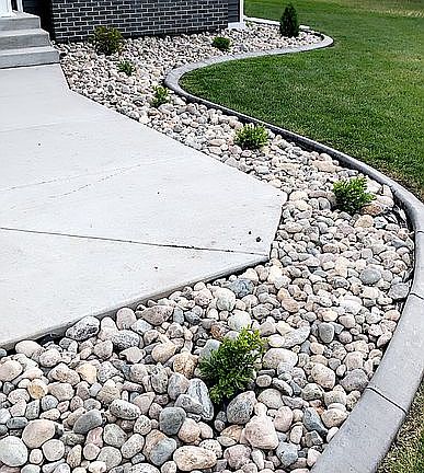 Concrete edging 