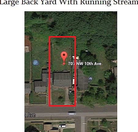 Large Fenced Yard With Running Stream!