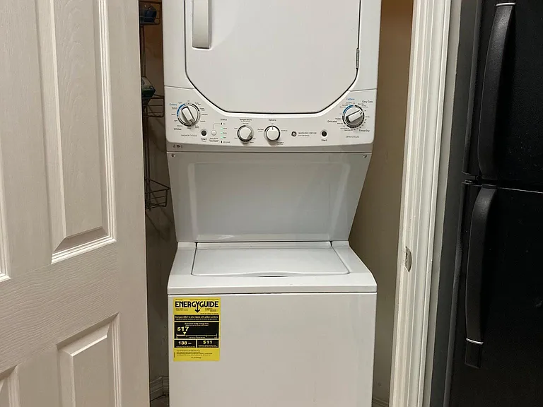 Washer and Dryer Closet