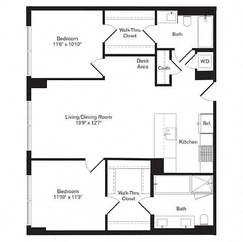 Floor plan 2E