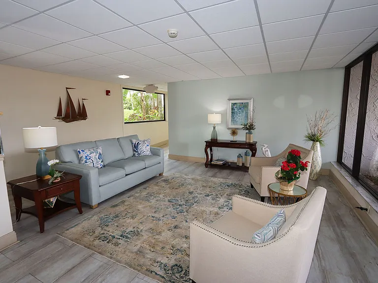 Downstairs lobby